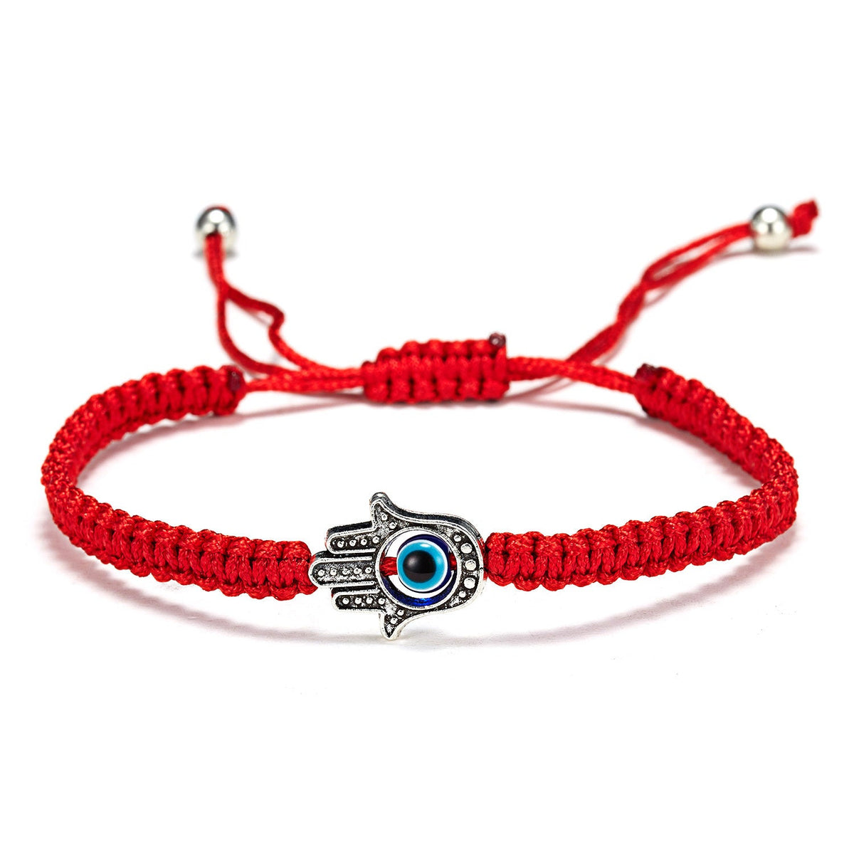 Women's Blue Eyes Fashion Simple Palm Chain Artistic Adjustable Carrying Bracelet