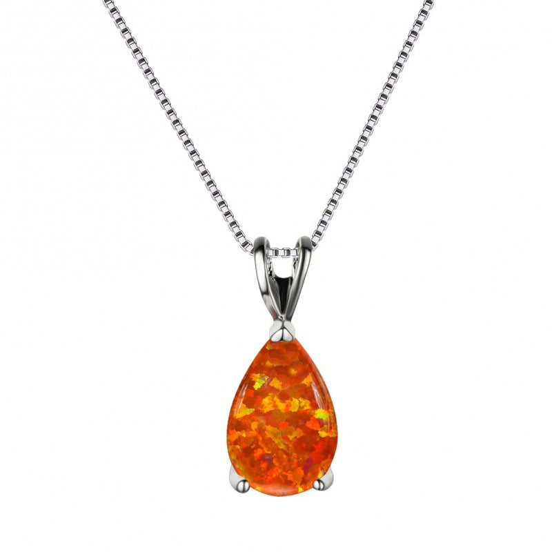 Water Drop Opal Female Temperament High Sense Pendants
