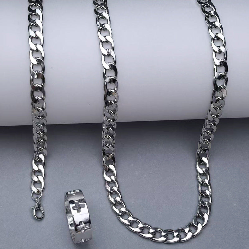 Fashion Trendy Arrow Xi Chain Of Jewelry Set
