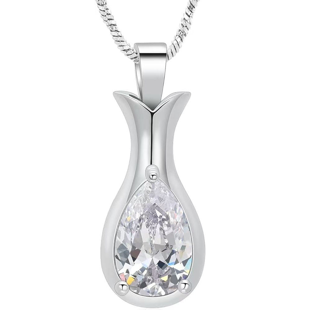 Steel Pet Memorial Cremains Package Can Be Opened Relatives Pendant