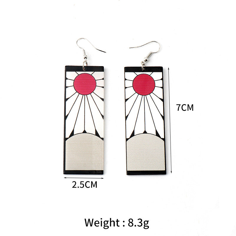 Anime Peripheral No Stove Door Ear Clip Rings