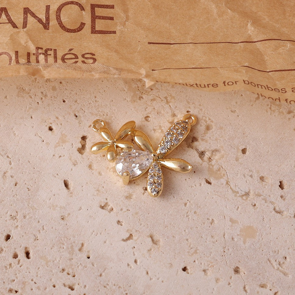 Fashion Commuter Light Luxury Dragonfly Design Pendant