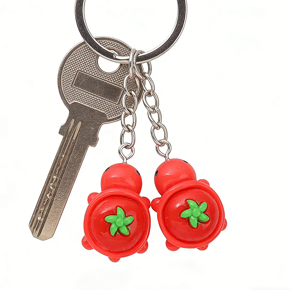 Three-dimensional Resin Cartoon Fruit Turtle Creative Hair Car Interior Jewelry Accessories