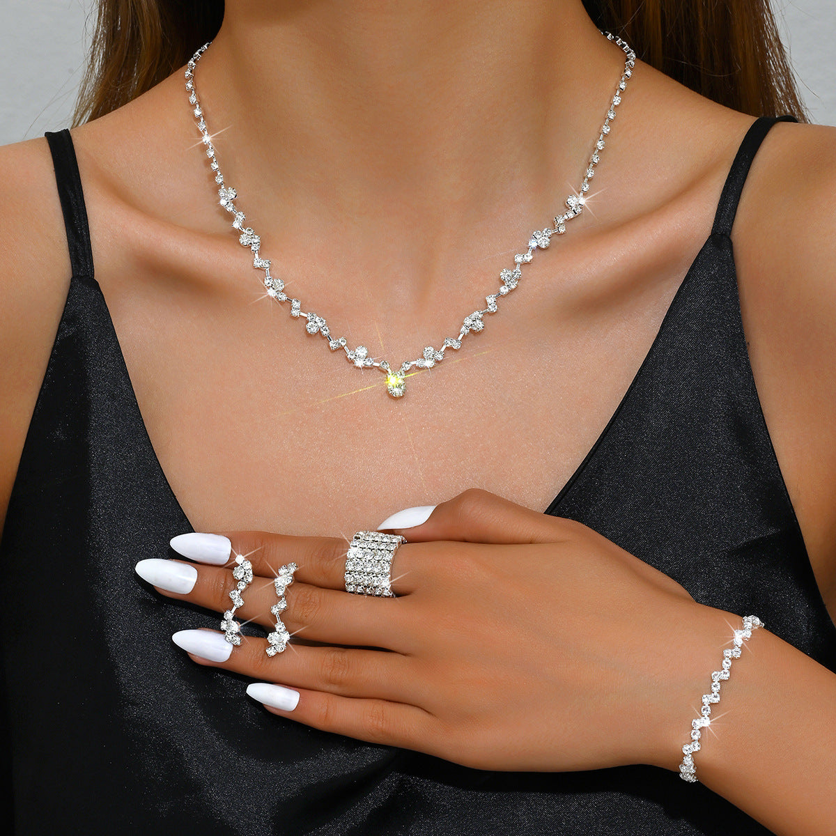 Simple Fashion Suit Bridal Elegant Fashionable Earrings