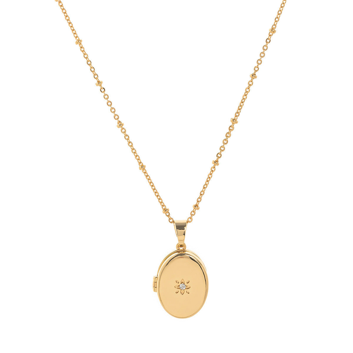 Album Frame Retro Simple Open Close Necklace
