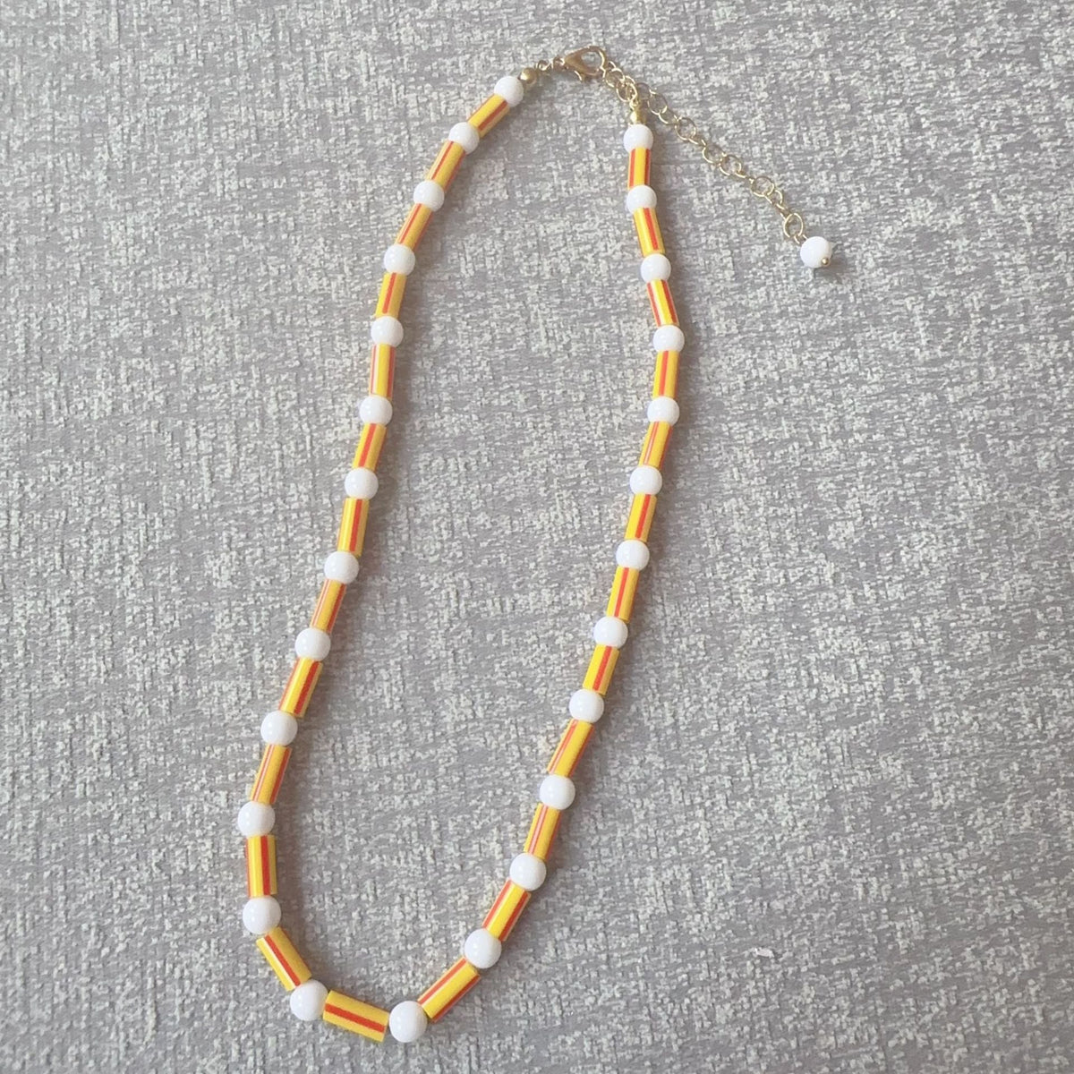 Fashion Color Handmade Woven Bead Ethnic Style Rainbow Necklaces