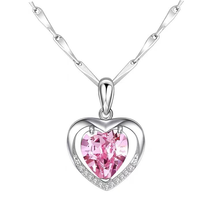 Heart-shaped Simple Elegant Heart Of Eternity Pendant