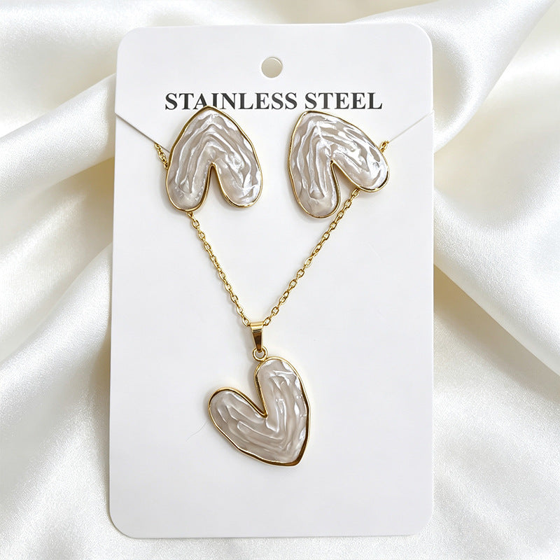 Stainless Steel Enamel Titanium Fashion Personality Necklaces