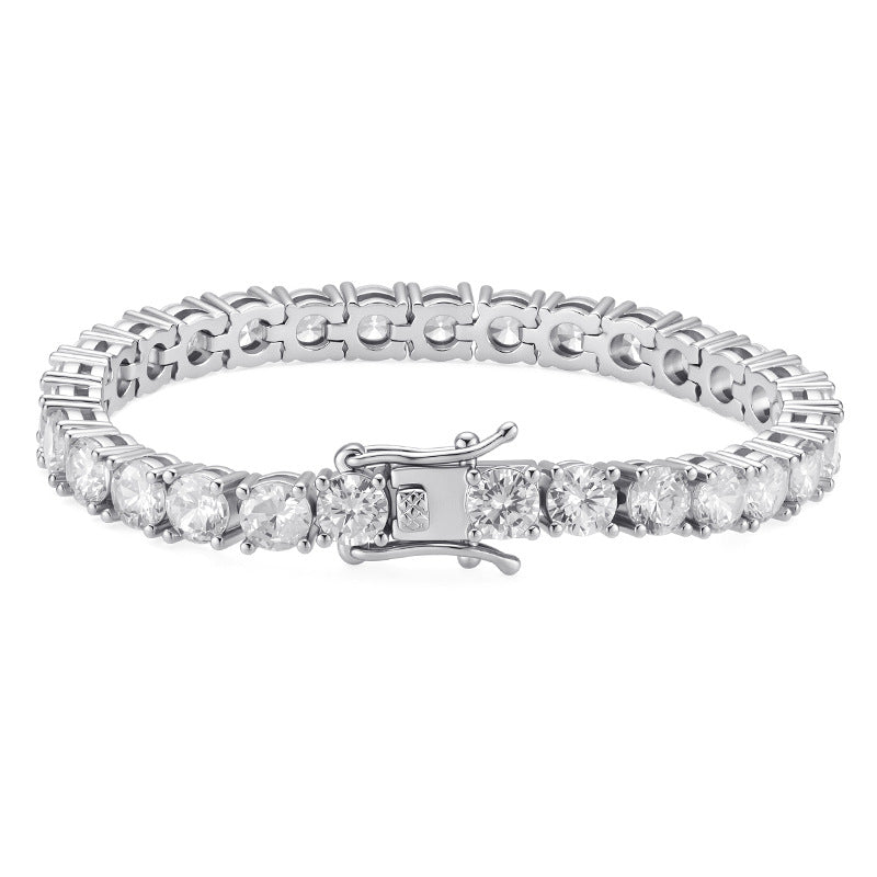 Zircon Tennis Classic Gold Plating Advanced Bracelets