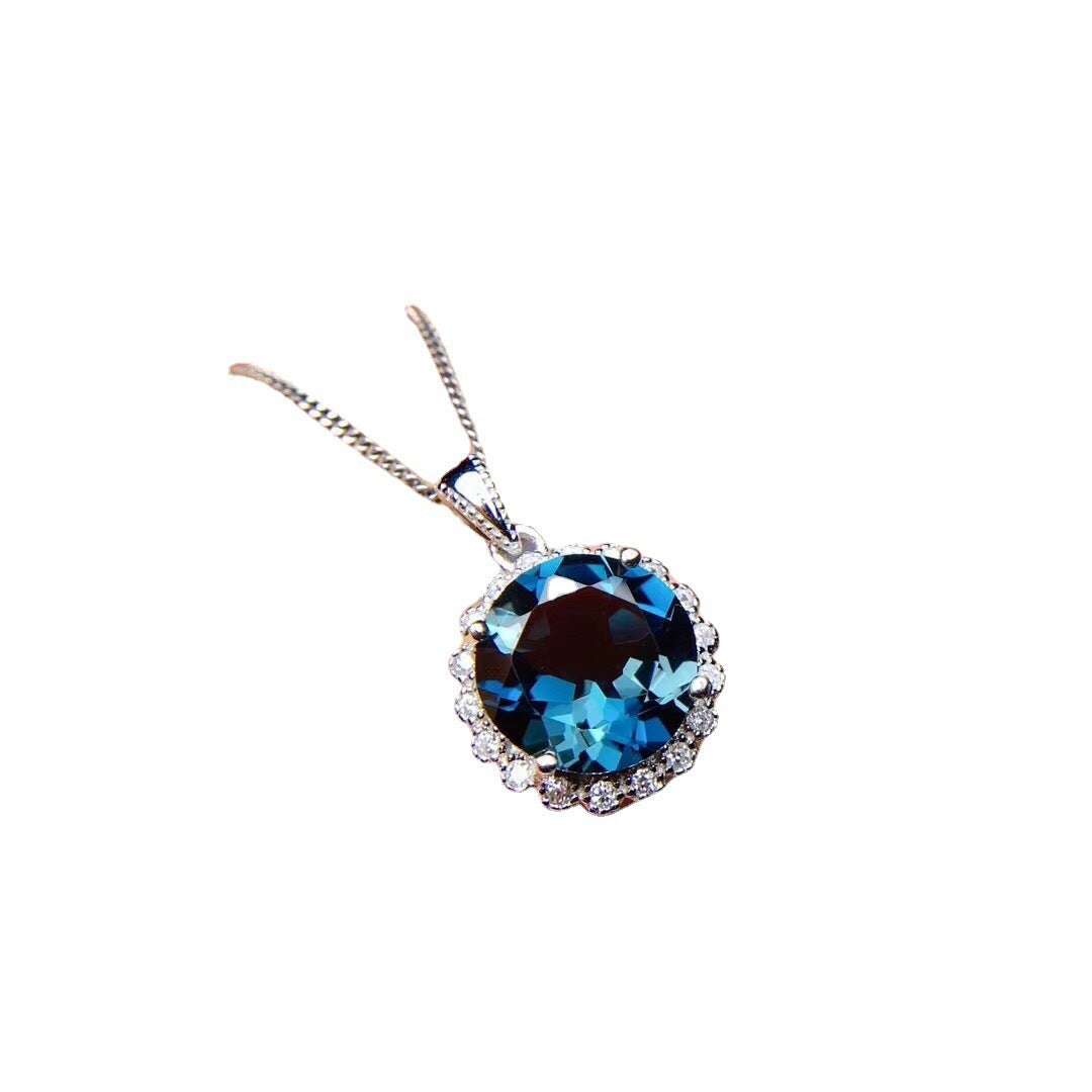 Streaming Imitation Sri Lanka Aquamarine Carat Pendants
