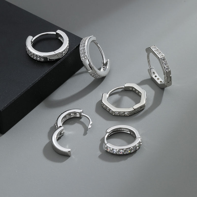 Men's Light Luxury Diamond Trendy Single Unique Rings