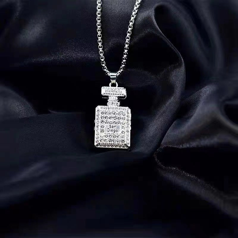 Women's & Men's Personality Couple Hip Hop Versatile Catwalk Necklaces