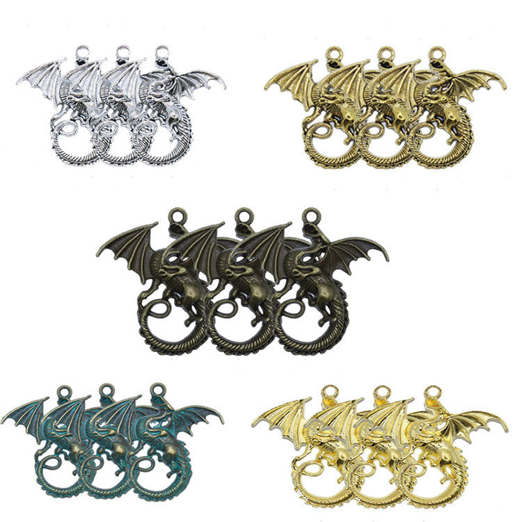 Graceful Retro Zinc Alloy Personalized Dragon Pendant