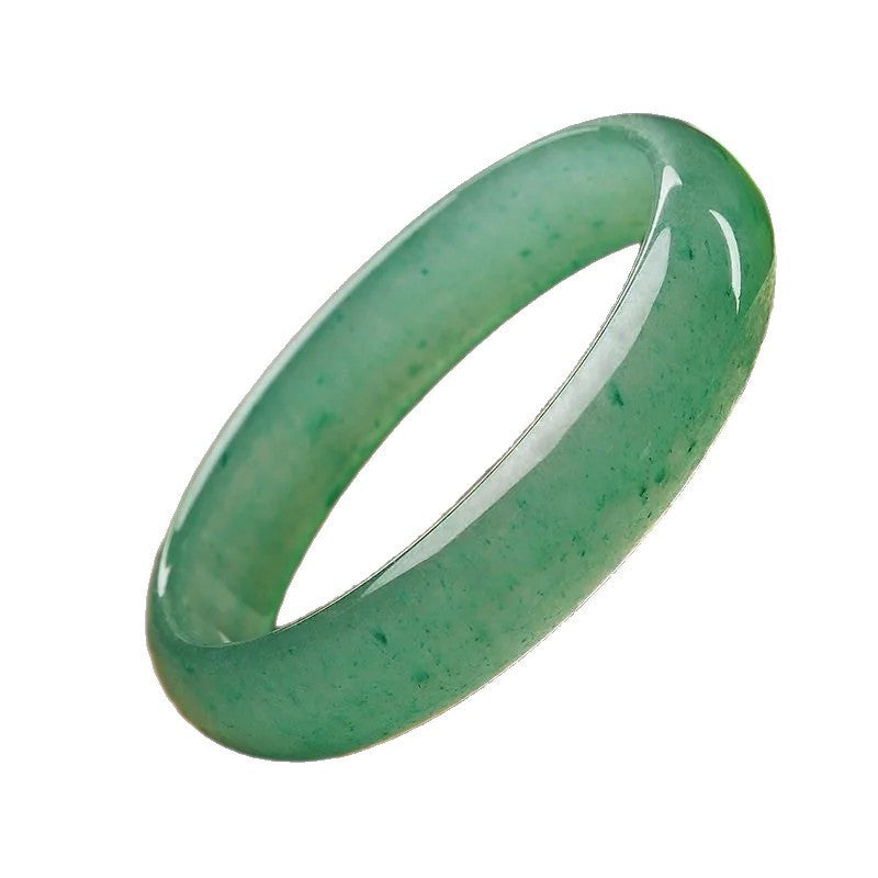 Natural Aventurine Jade Light Green Chinese Bracelets