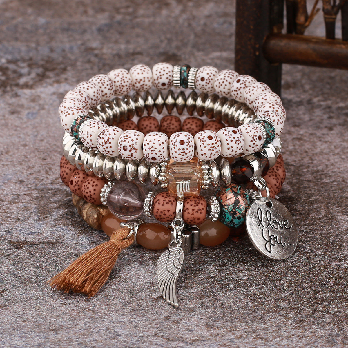 Women's Bohemian Creative Tassel Beaded Fashion Beads Bracelet