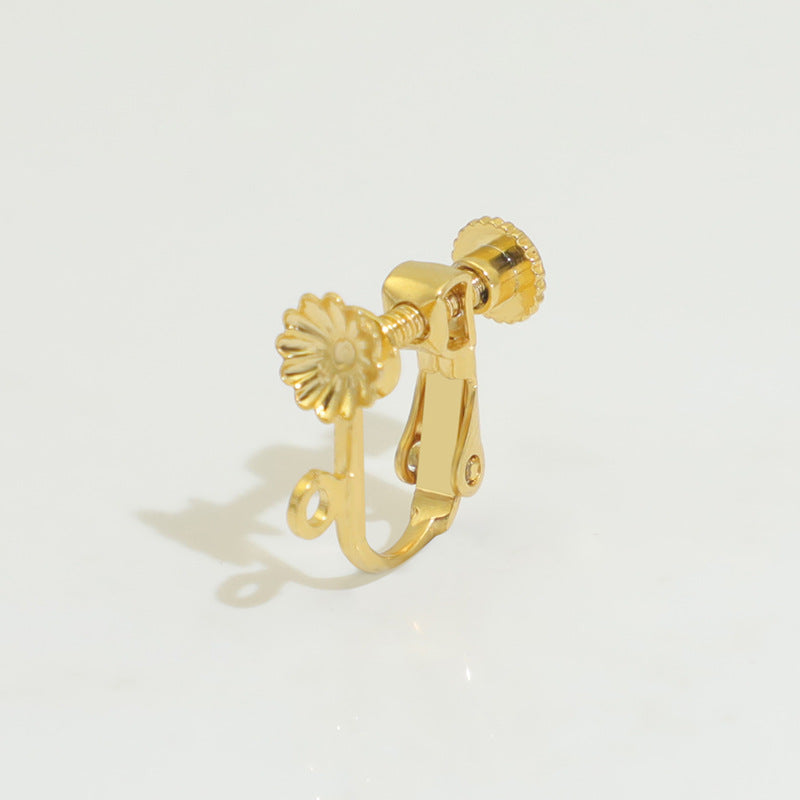 Screw Without Piercing Adjustable Spiral Hair Pin Ear Clip
