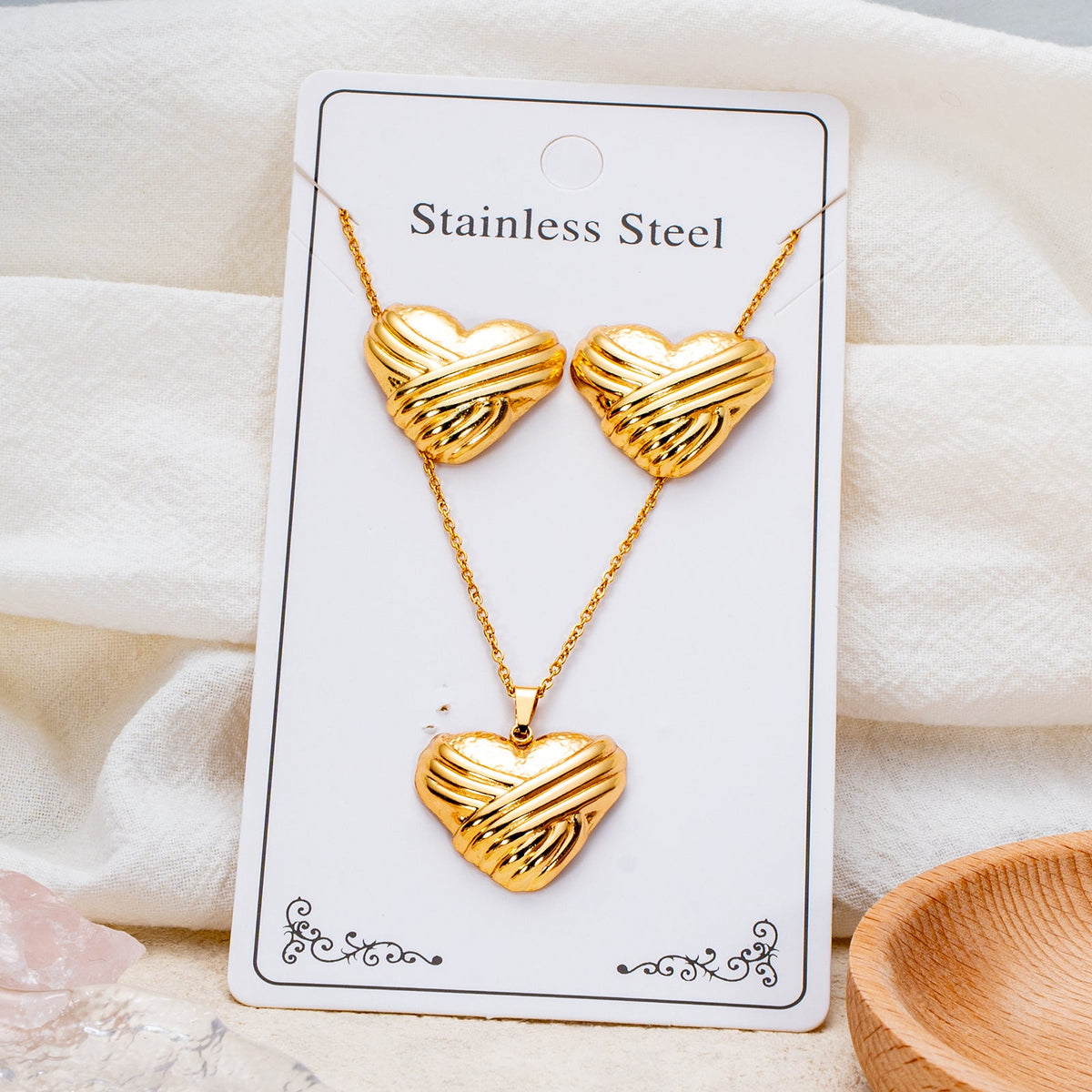 Best-selling Fashion Personality Stainless Steel Variety Of Jewelry Set