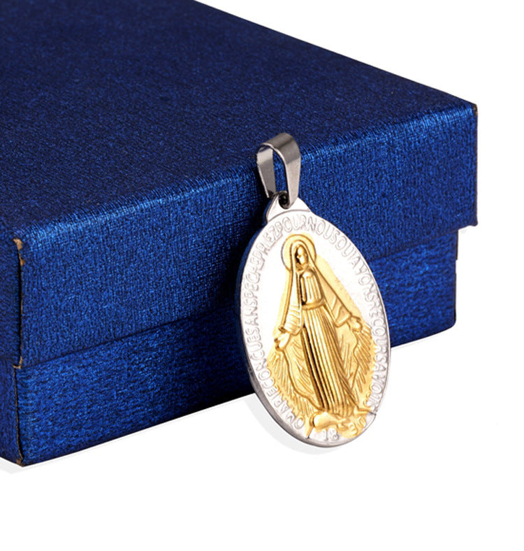 Glamorous Gold Stainless Steel Tag Titanium Necklaces