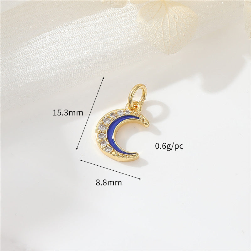 Inlaid Zircon Christmas Tree Clover Love Handmade Pendant
