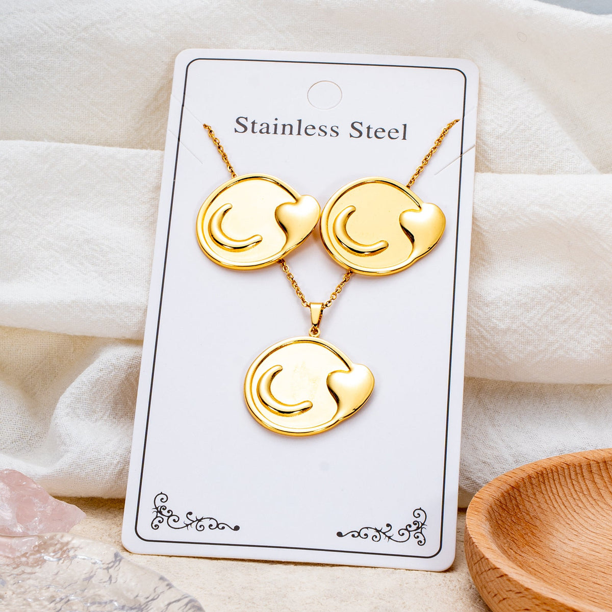 Best-selling Fashion Personality Stainless Steel Variety Of Jewelry Set