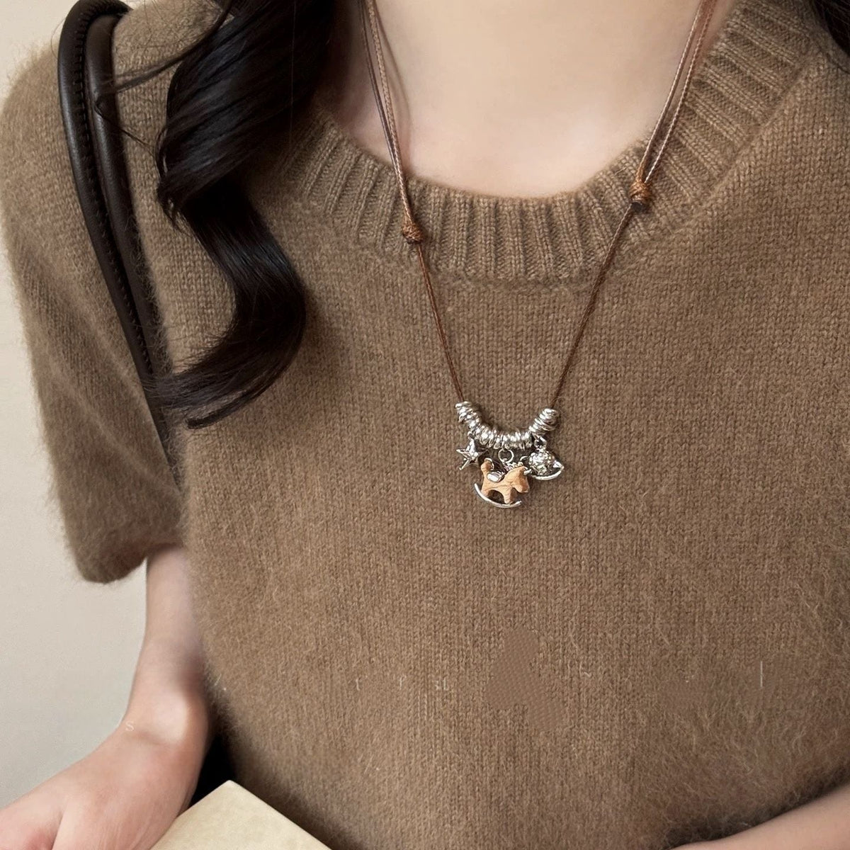 Rich Soon Chinese Red Pony Exquisite Small Horse Necklace