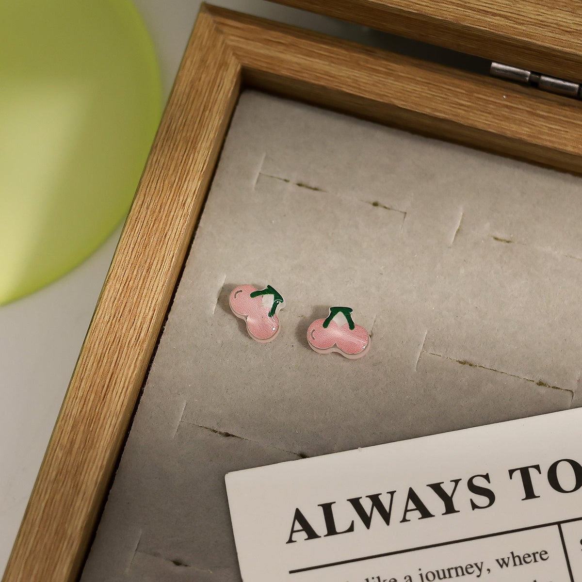Biological Porcelain Ear Female Design Transparent Sleeping No Need To Stud Earrings