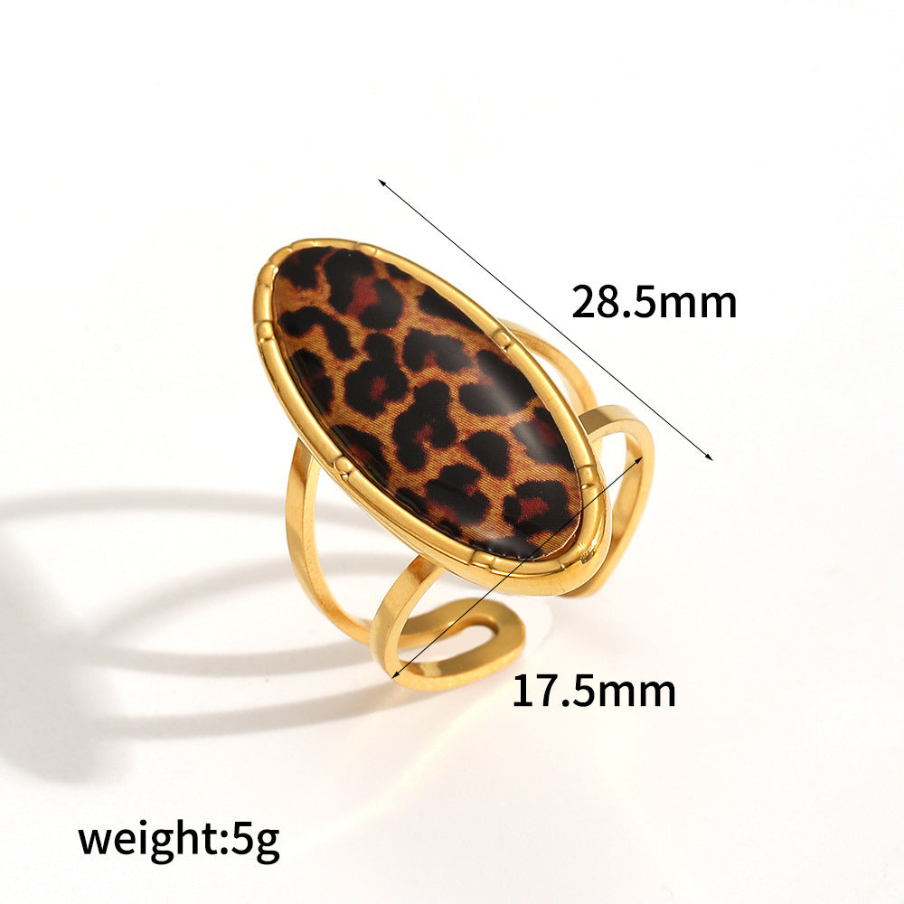 Elegant Resin Graceful Personality Style Amber Jewelry Set