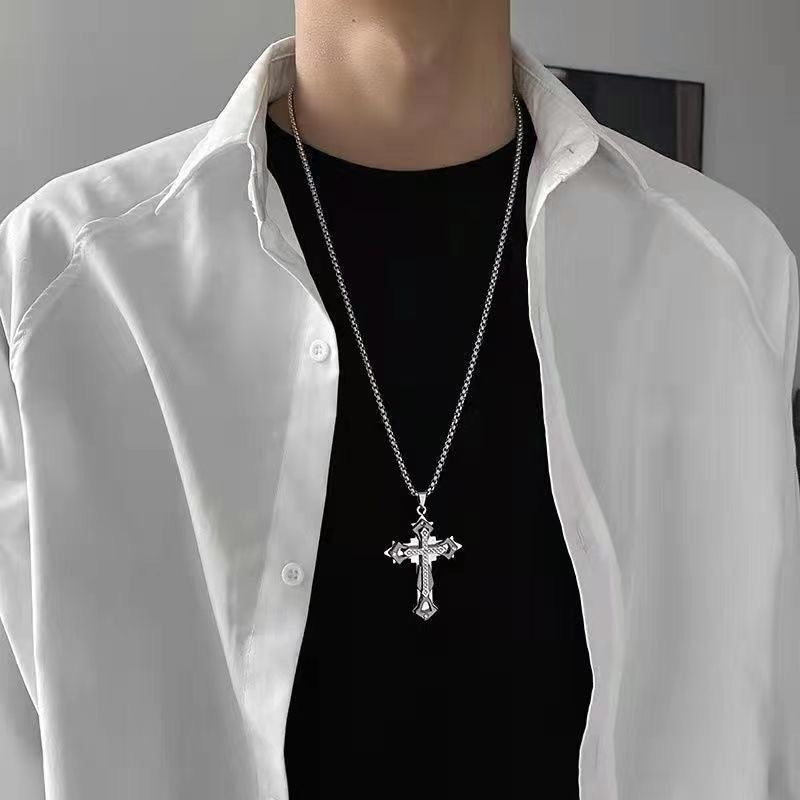 Cross Handsome Gothic American Halter Long Necklaces