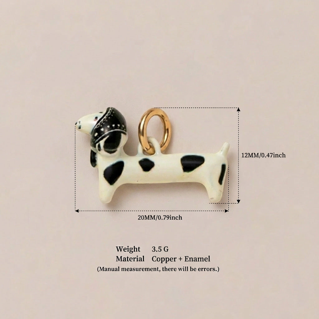 Unique Design Puppy Diversified Exquisite Details Highlight Stylish Textured Pendant