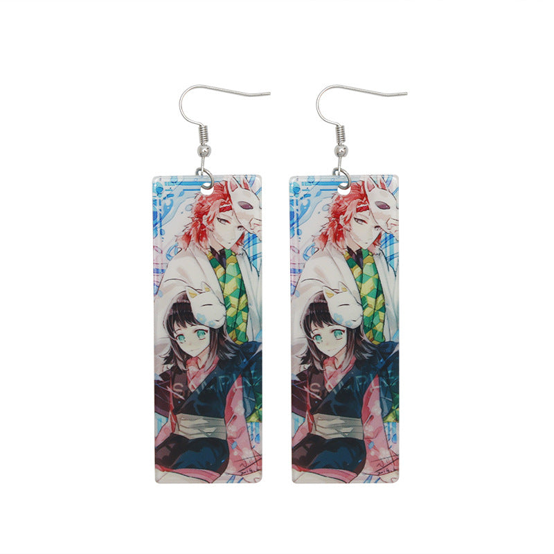 Anime Peripheral No Stove Door Ear Clip Rings