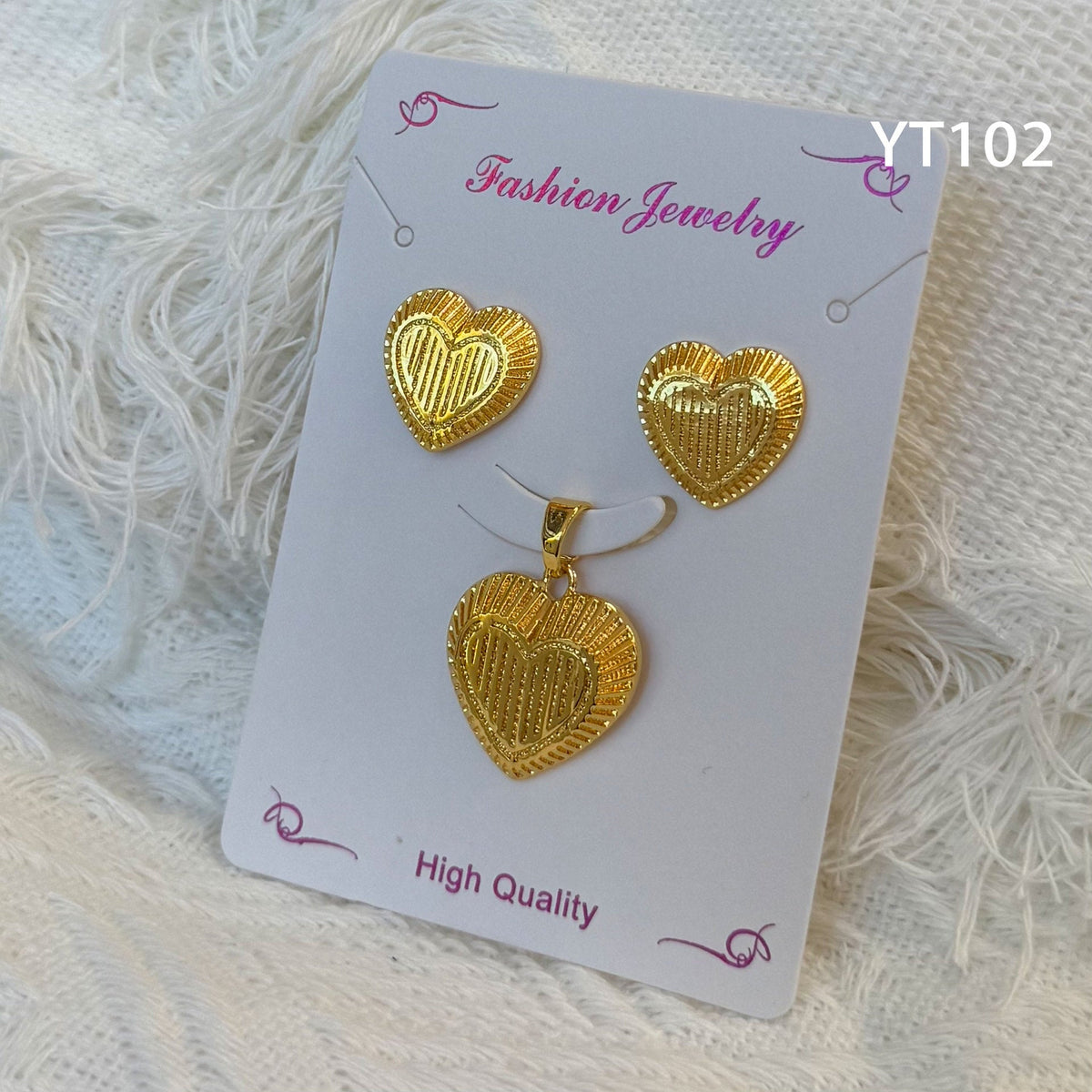 Niche Design Mild Luxury Retro Golden Versatile Jewelry Set