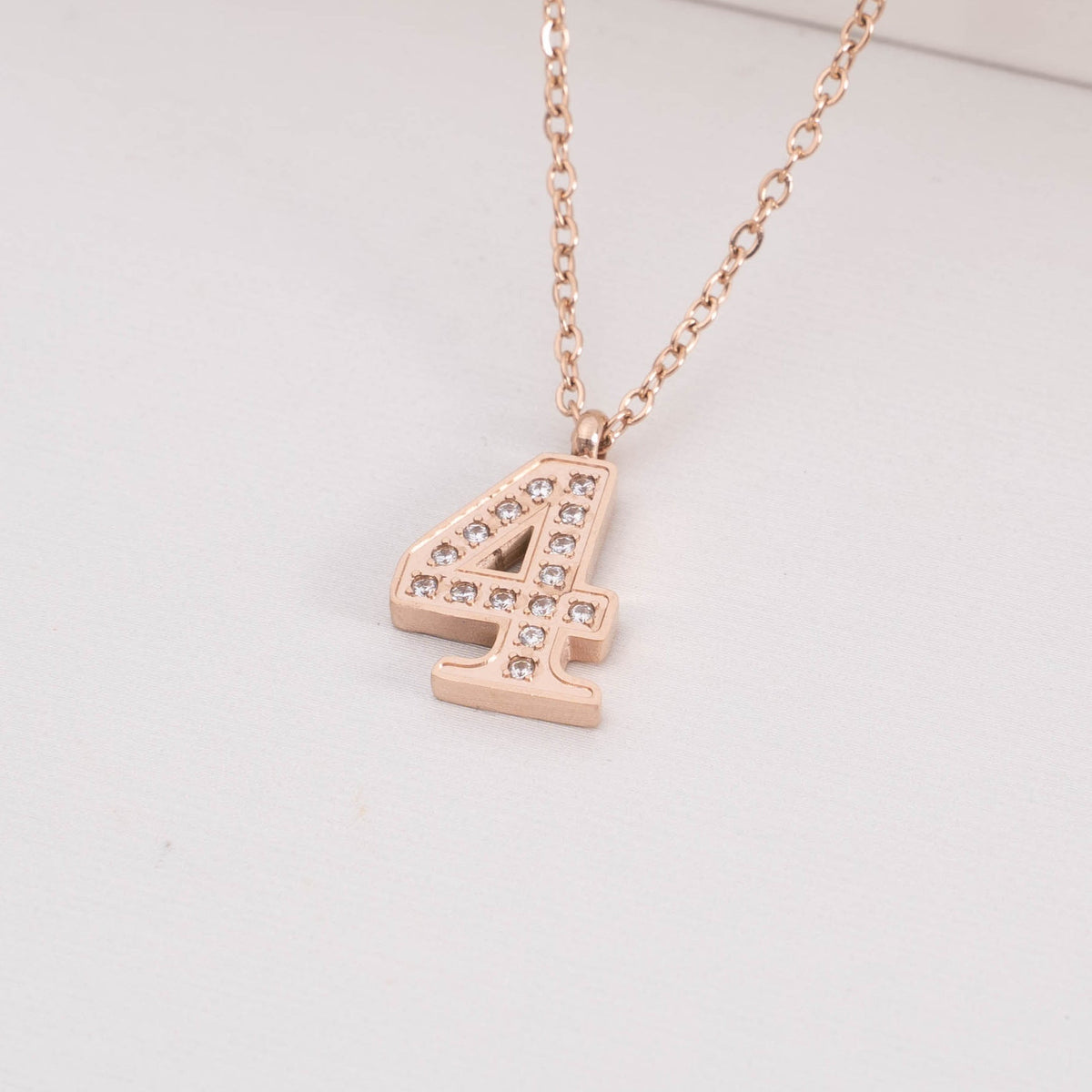 Stainless Steel Titanium Inlaid Zircon Fashion Necklaces