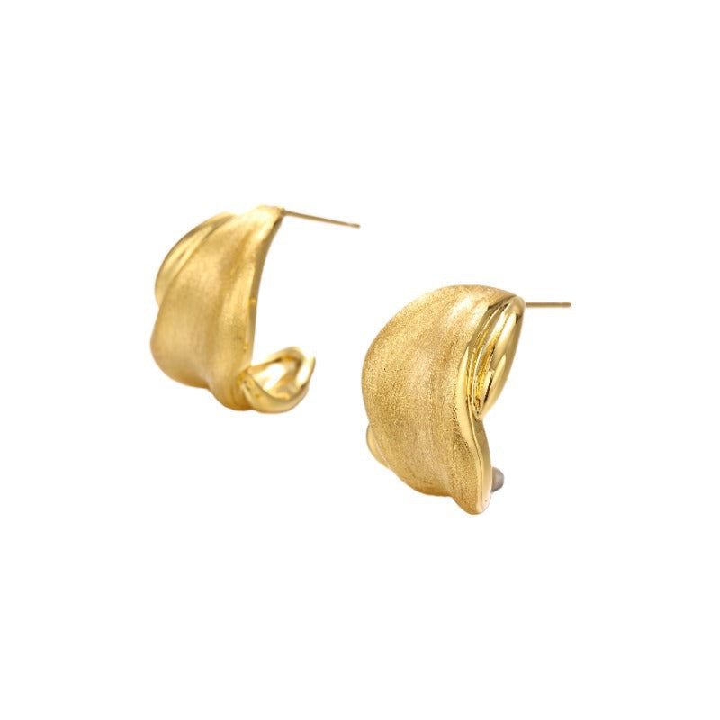 Women's Shaped Sier Special Interest Light Luxury High-grade Stud Earrings