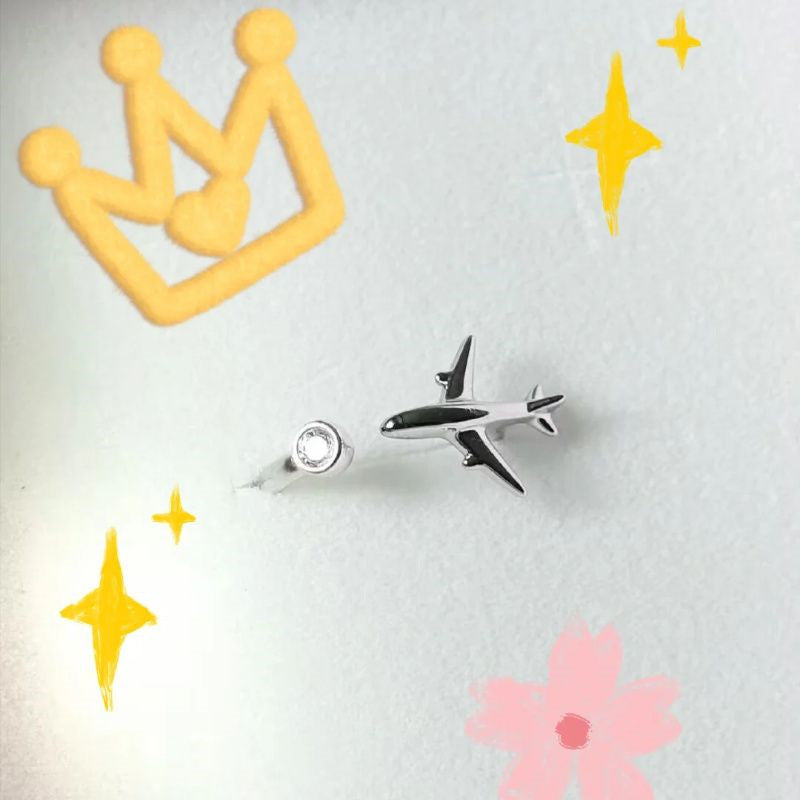 Refined Personalized Small Aircraft Female Fashion Creative Adjustable Ring