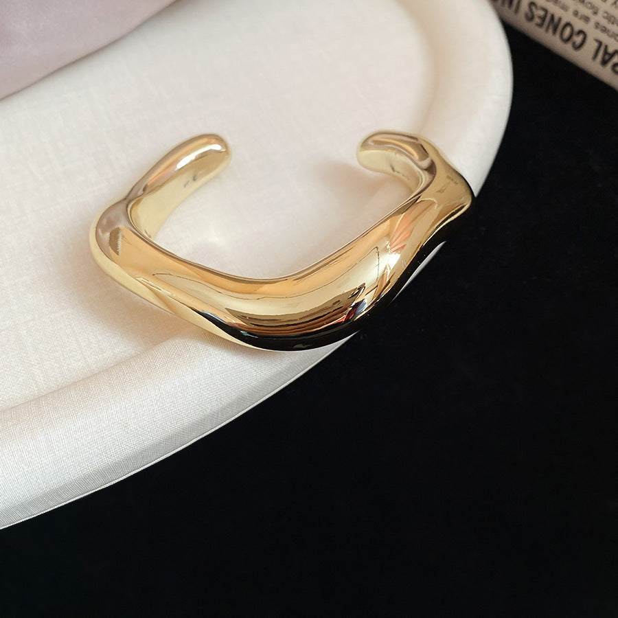 Acrylic Blooming Round Atmospheric Commute Minimalist Niche Bracelet