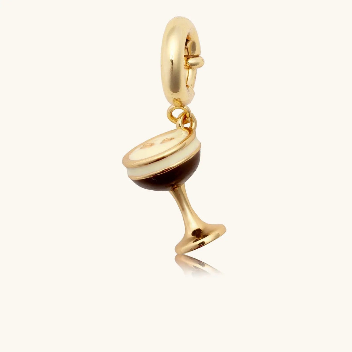 Series Camera Stainless Steel Vacuum Electroplating Gold Pendants