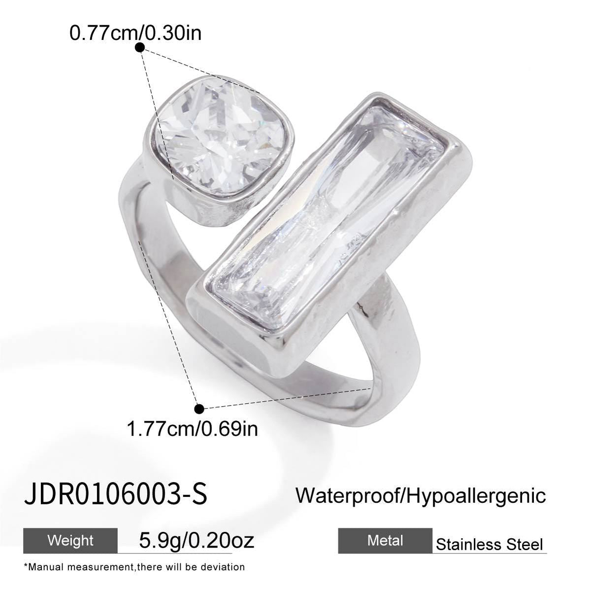 Ding Titanium Steel Niche High-grade Female Jewelry Set