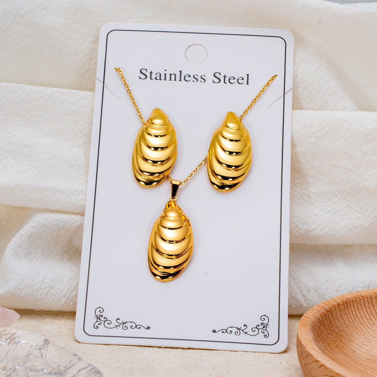 Best-selling Fashion Personality Stainless Steel Variety Of Jewelry Set