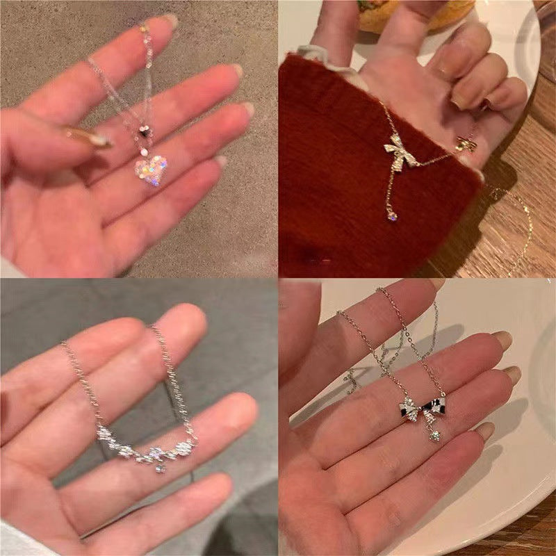 Light Luxury Titanium Steel Female Niche Necklace