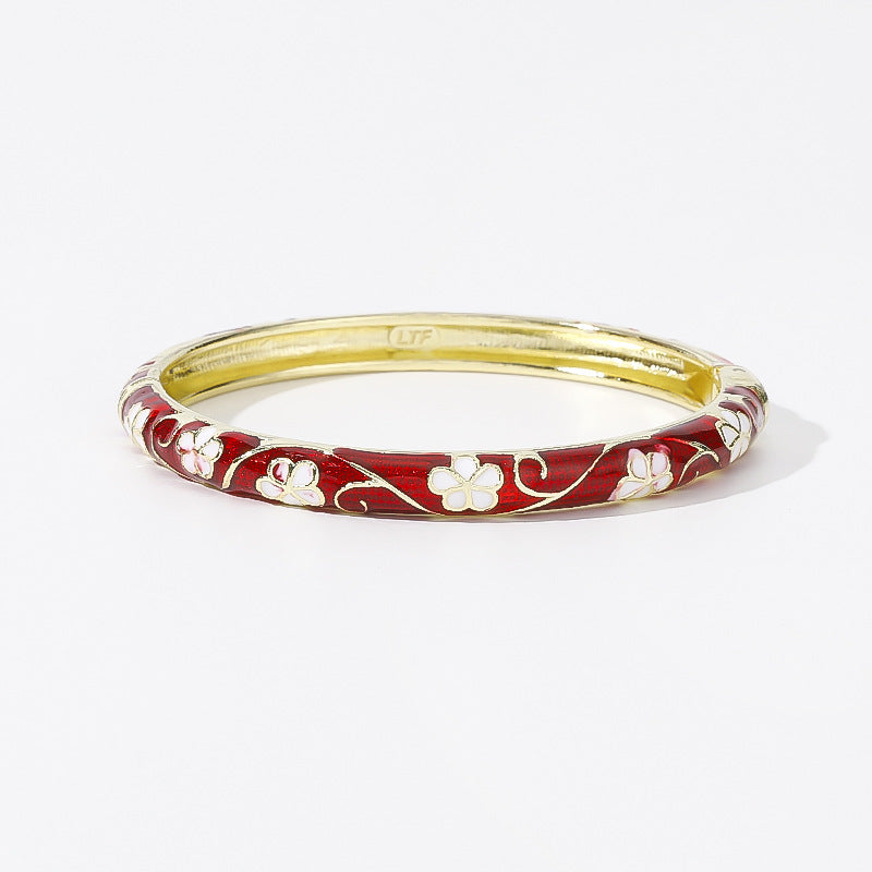 National Fashion Ancient Style Cloisonne Enamel Tourism Bracelet