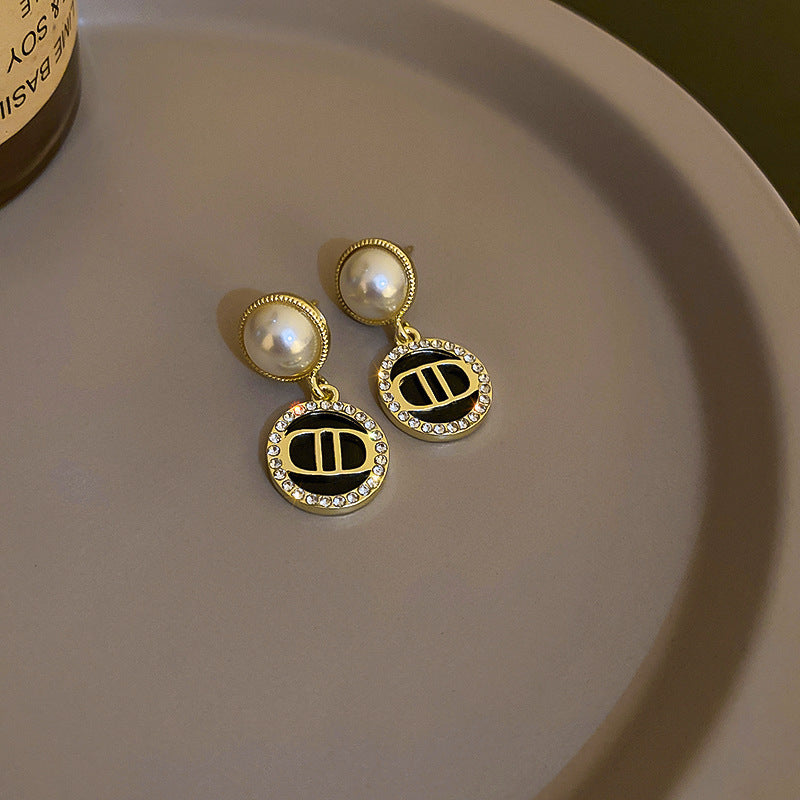 Luxury Mermaid Pearl Fashion High Sense Earrings