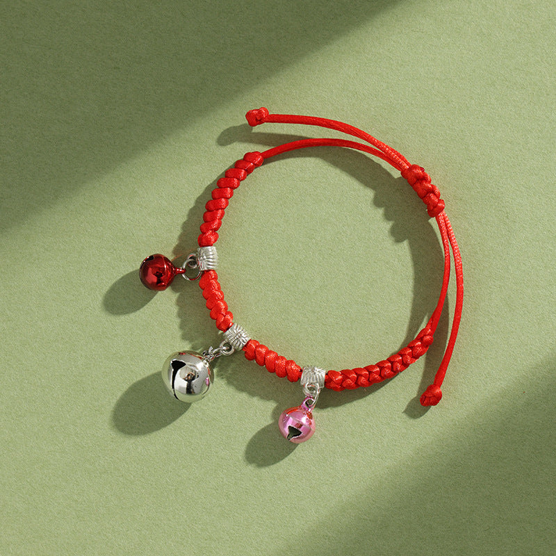 Dragon Boat Festival Hand-woven Fu Lock Red Rope Bracelets