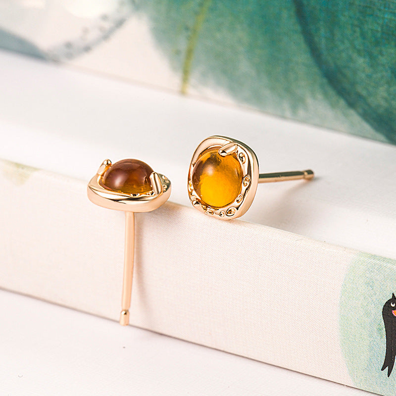 High Sense Light Luxury Simplicity Versatile Stud Earrings