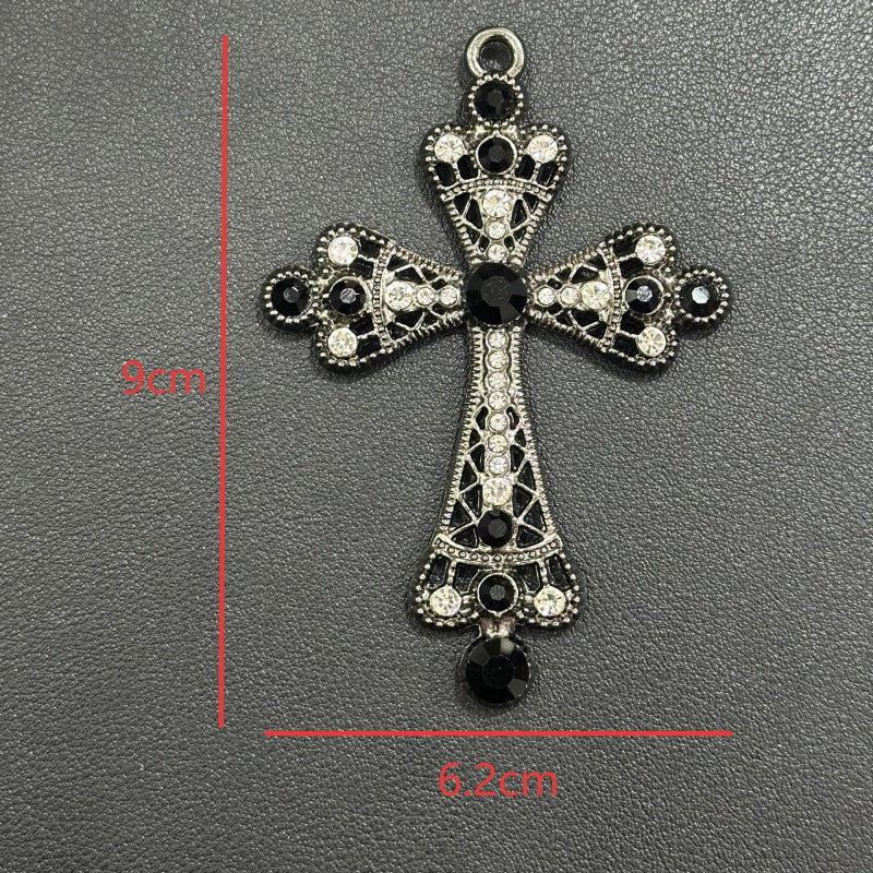 Cross Alloy Phone Case Beauty Material Handmade Suitcase Pendant