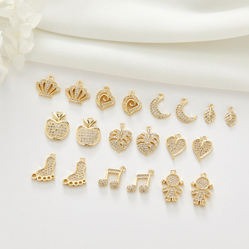 Simple Graceful Cute Style Versatile Zircon Pendant