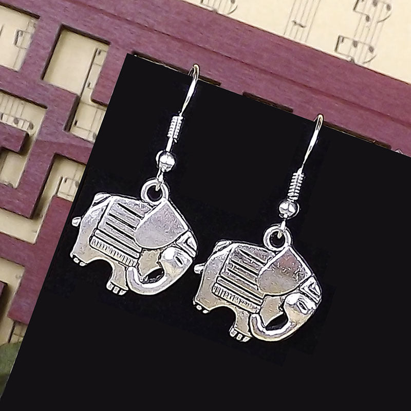Women's Tibetan Sier Miao Eardrops Classical Ethnic Style Earrings