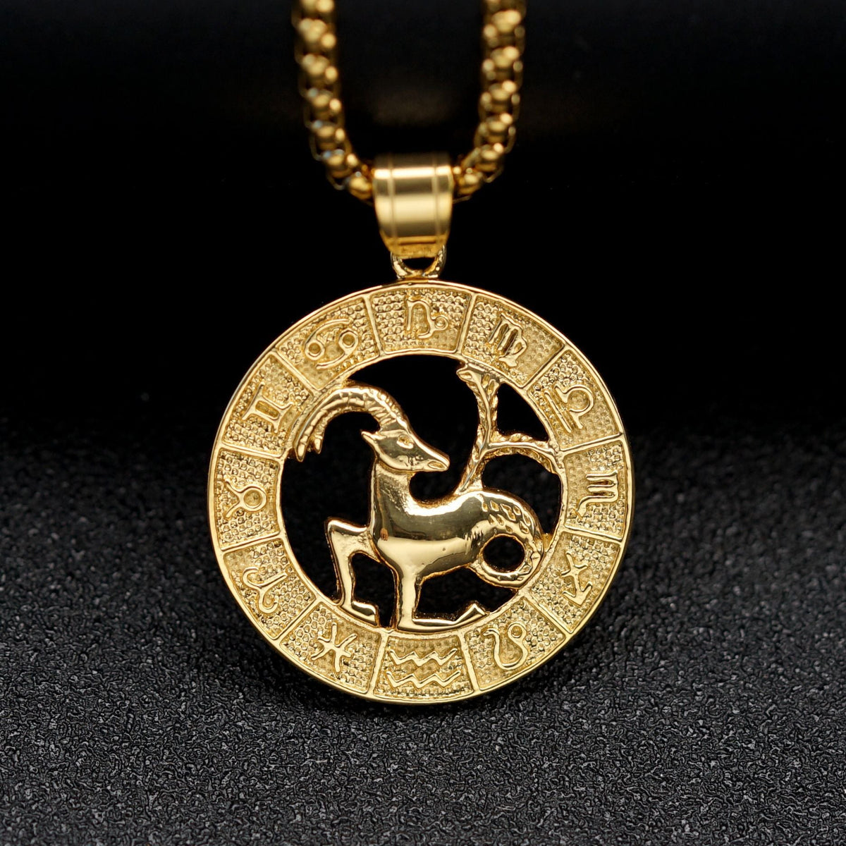 Trendy Retro Hollow Twee Constellation Personalized Pendant