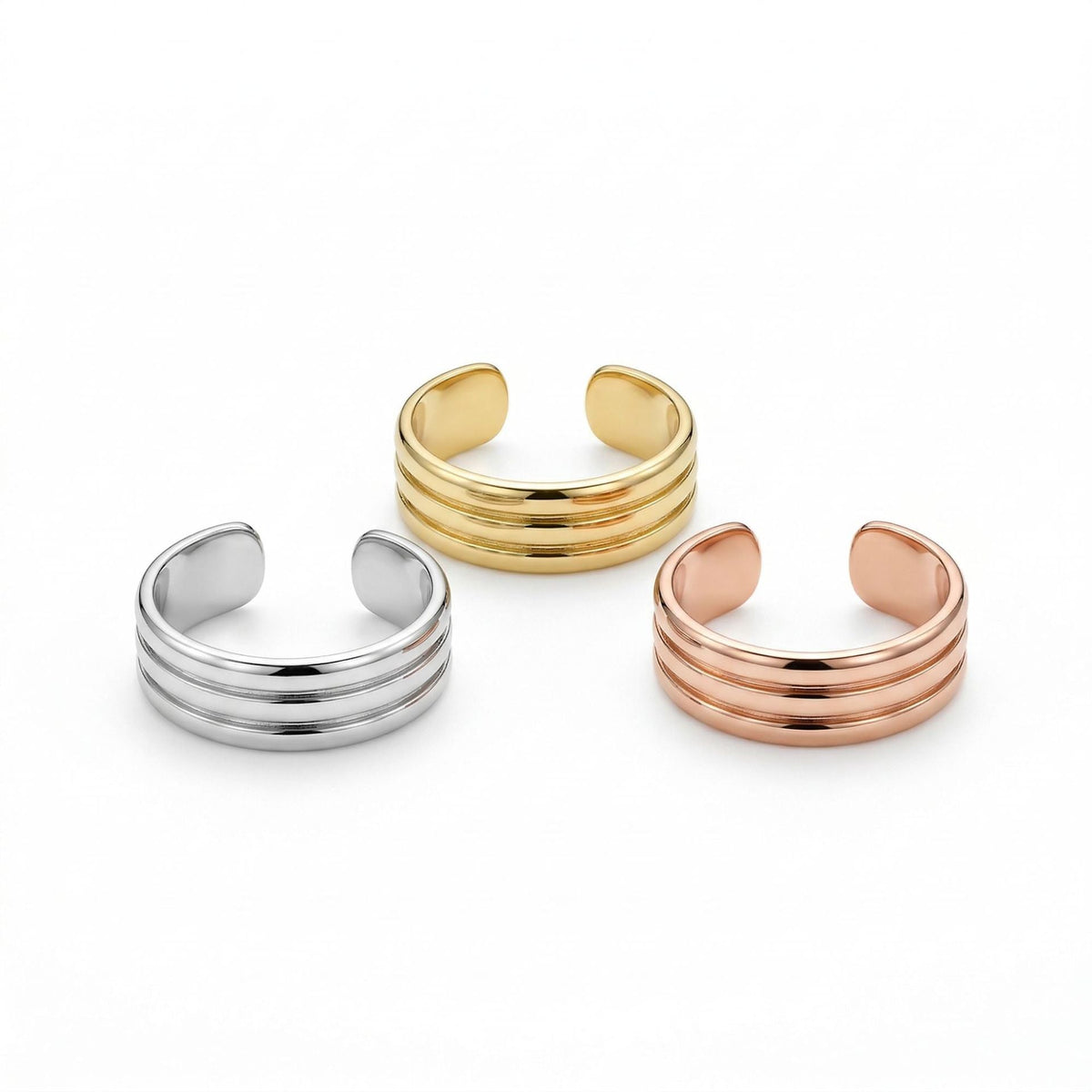 Copper Light Luxury Personality Unique Irregular Ear Clip