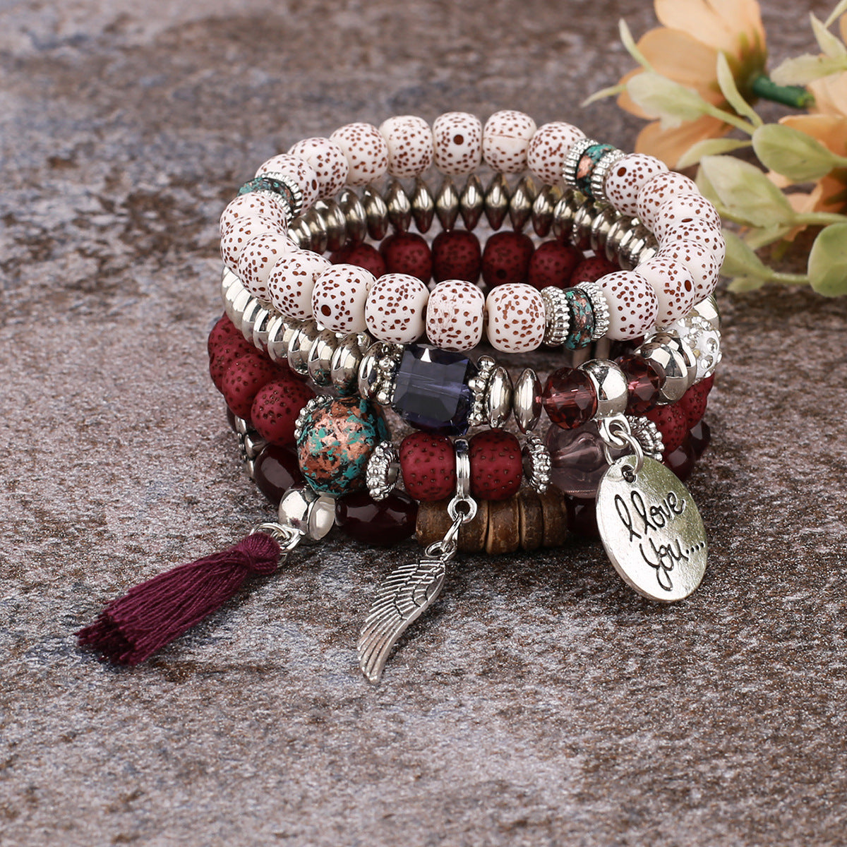 Women's Bohemian Creative Tassel Beaded Fashion Beads Bracelet