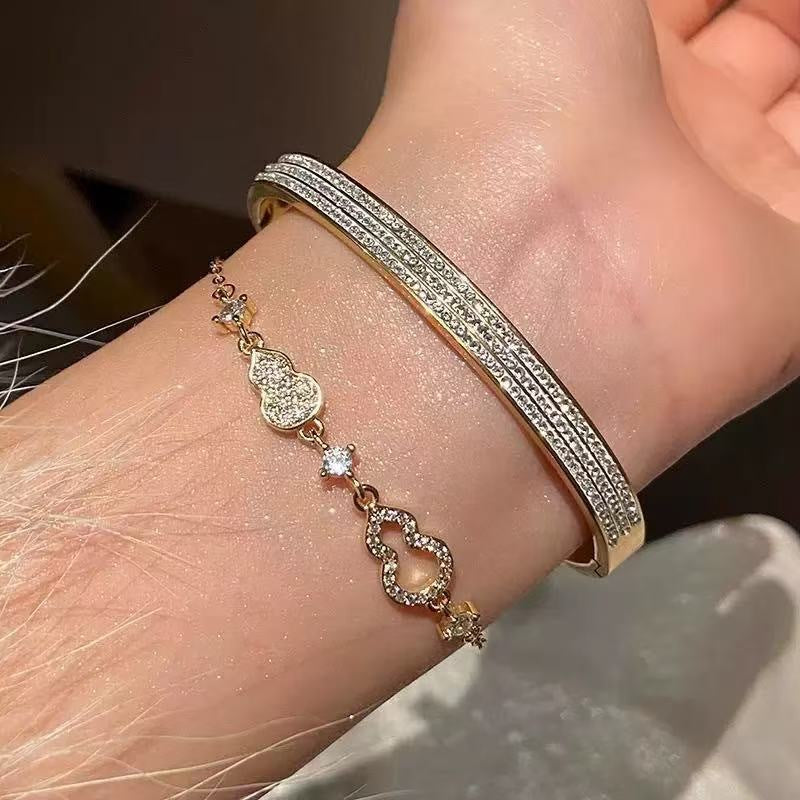 Women's Gourd Fu Lu Double Elegant Light Luxury Bracelet